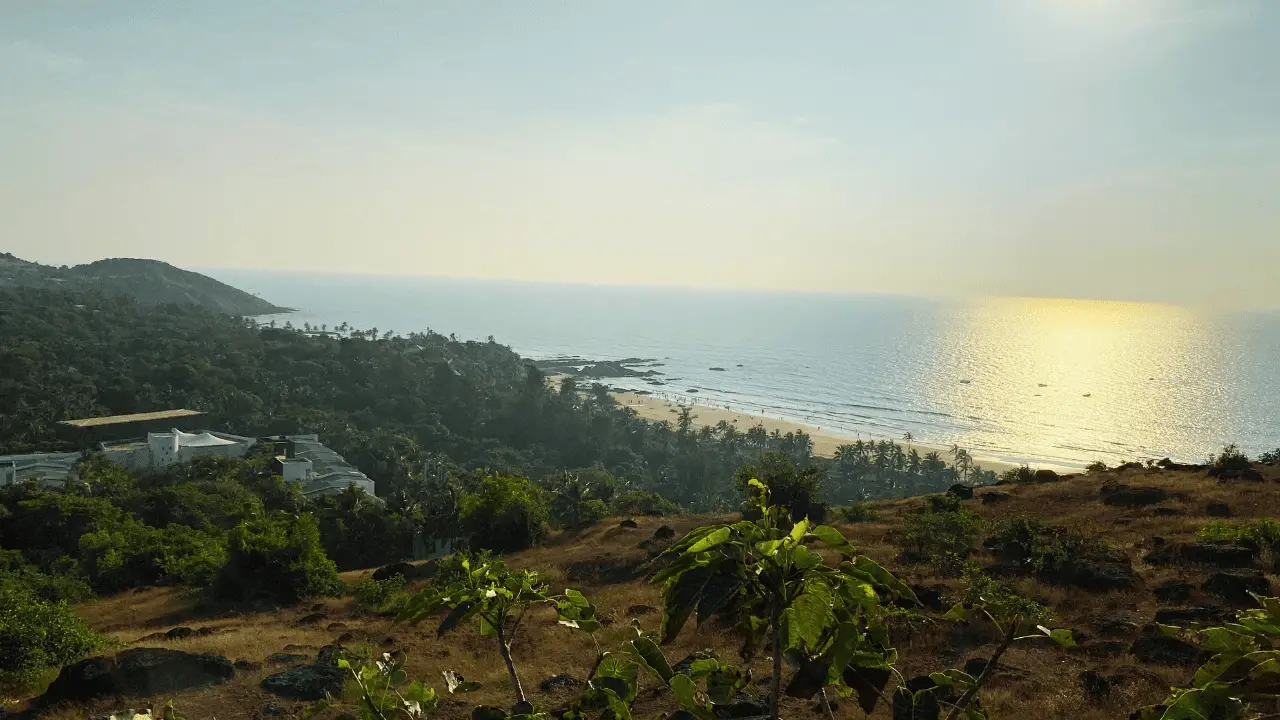 vagator beach-views of the coastline